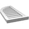 Ekena Millwork Quarter Round Top Left Surface Mount PVC Gable Vent w/ 2"W x 2"P Brickmould Sill Frame, 14"W x 30"H GVPQL14X3003SN - alternate 2
